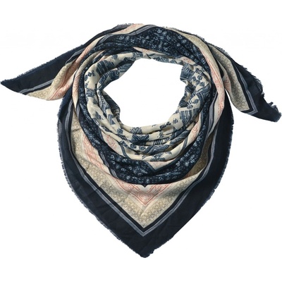 Šátek s ornamenty béžový