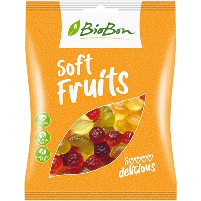 Bio Bon gumové bonbony zahradní ovoce Bio 100 g