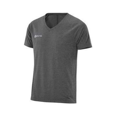 Skins PLUS Vector Mens V Neck Short Sleeve Tee Black Marle