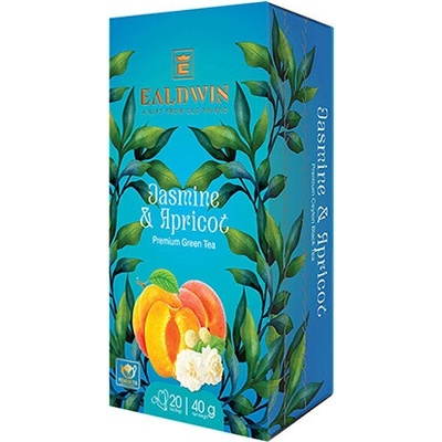 EALDWIN Jasmine & Apricot zelený čaj 40 g
