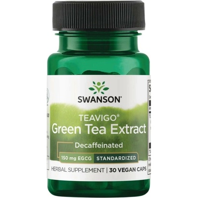 Swanson TEAVIGO Zelený Čaj Green Tea Extract 30 kapslí