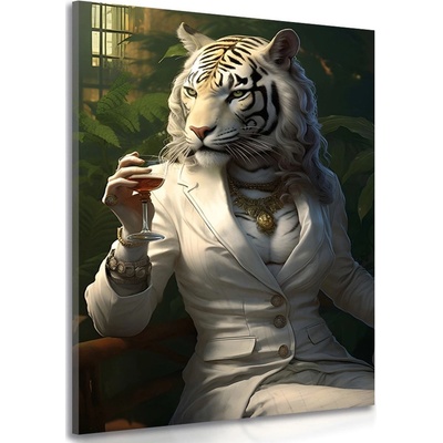 Obraz zvířecí gangster tygřice - 100x150