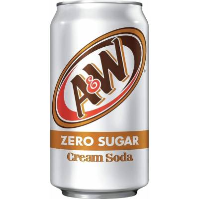 A&W sycený nápoj s příchutí smetany bez cukru 355 ml