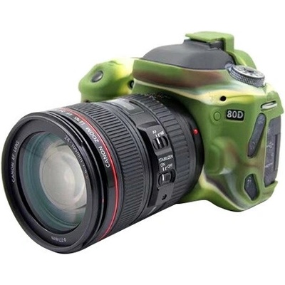 PULUZ silikónové puzdro pre Canon EOS 80D kamufláž