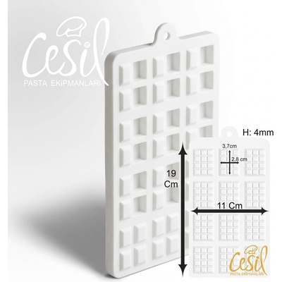 Cesil Silikonová forma na čokoládu Tabulky 19x11cm