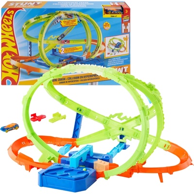 Mattel Hot Wheels Stunt Tracks Hipersféra kraks