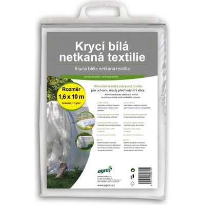 Agro krycí netkaná textilie 1,6 x 10 m – Hledejceny.cz