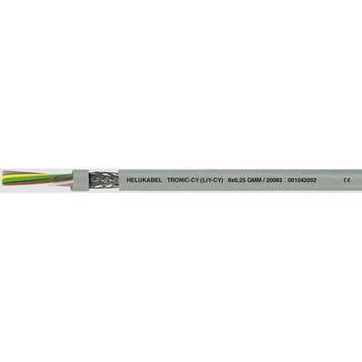 Helu 16030-1000 dátový LiYCY 6 x 0.75 mm² sivá 1000 m