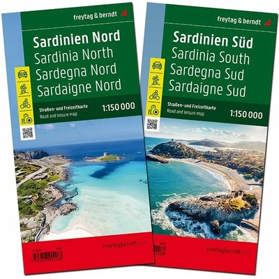 Sardínia sever, juh set 1: 150 000