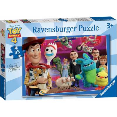 RAVENSBURGER Toy story 4: Woody a Forky 35 dílků