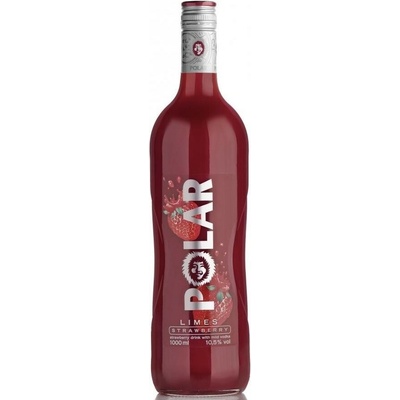 Polar Limes Strawberry 15% 1 l (holá láhev)