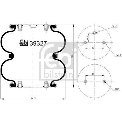 Mech, pneumaticke odpruzeni FEBI BILSTEIN 39327 – Hledejceny.cz
