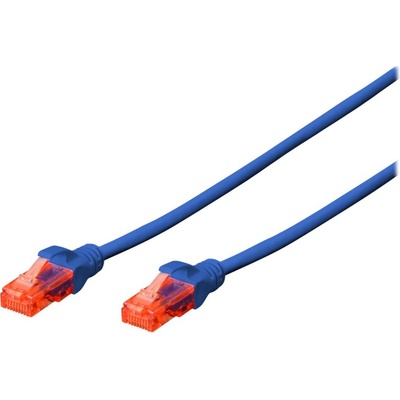 Digitus DK-1612-050/B Ecoline Patch, UTP, CAT 6e, AWG 26/7, 5m, modrý