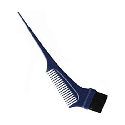 Duko Štětec na barvení vlasů s hřebínkem černý 19 cm