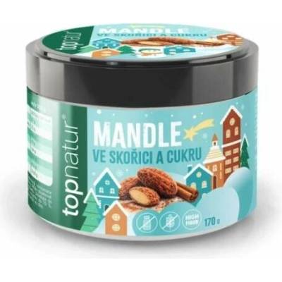 Topnature Vánoční mandle v cukru a skořici 170 g