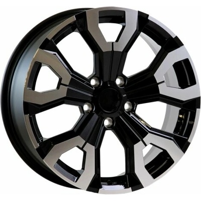 Arceo DY1887 7x17 5x114.3 ET35 black + polished rim – Hledejceny.cz