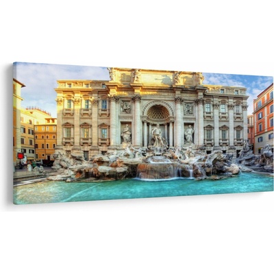 Obraz - Fontána di Trevi, jednodielne 200x100 cm