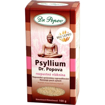 Dr. Popov Psyllium indická rozpustná vláknina 100 g – Hledejceny.cz