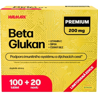 Walmark Beta Glukan 200 mg 100 + 20 tablet – Hledejceny.cz