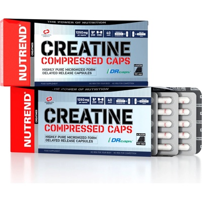 NUTREND CREATINE COMPRESSED 120 kapslí