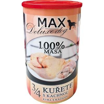 Sokol Falco Max Deluxe Dog Adult 3/4 kurčaťa s kačicou 1200 g