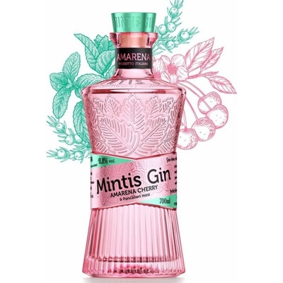 MINTIS CRAFT GIN AMARENA CHERRY 41,8% 0,7 l (čistá fľaša)