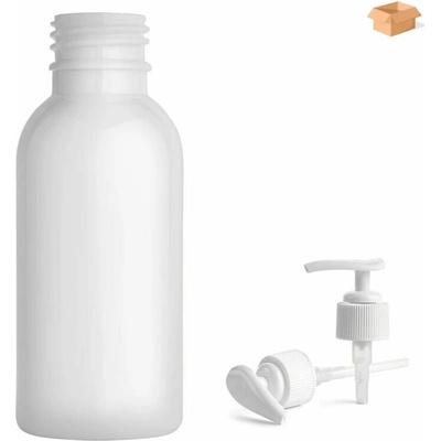 Tera plastová lahvička bílá s bílým dávkovacím víčkem 100 ml 400 ks