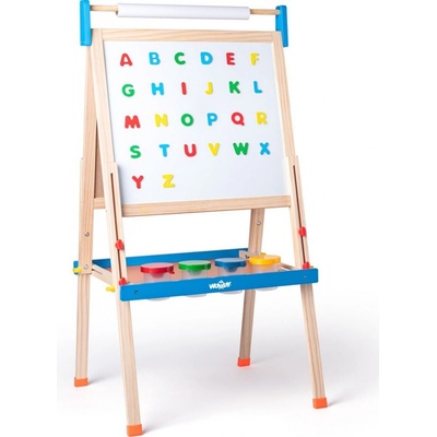 Woody Oboustranná tabule ABC 59 x 57 x 129 cm