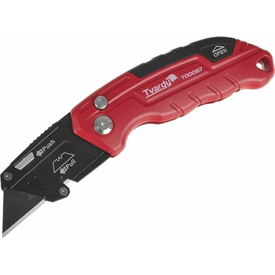 TVARDY Nůž zavírací FASTVOLD s lichoběžníkovou čepelí 60×19×0,6 mm SK2H - T00087A