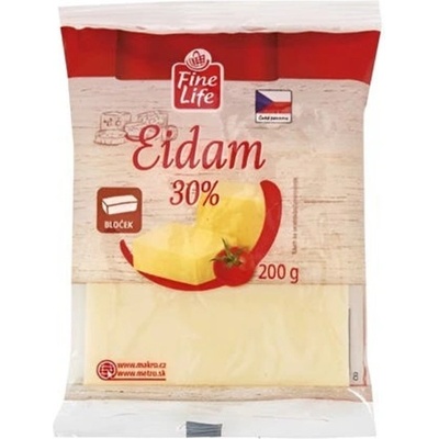 Fine Life Eidam 30 % bloček 200 g