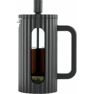 KLAUSBERG Sklenený Lúhovač na čaj a kávu 350 ml čierny 7741