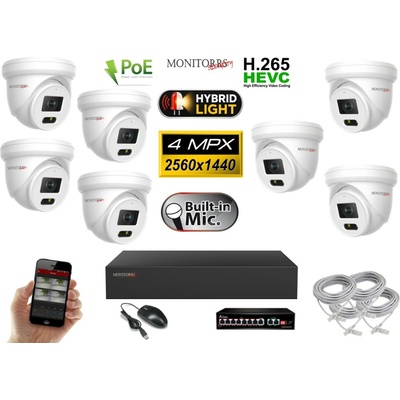 Monitorrs Security 6032K7B sada 7 ks