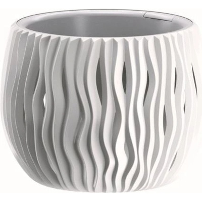 TMX Květináč s vkladem SANDY BOWL bílý 29 cm