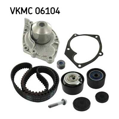 SKF Vodné čerpadlo + sada ozubeného remeňa VKMC 06104