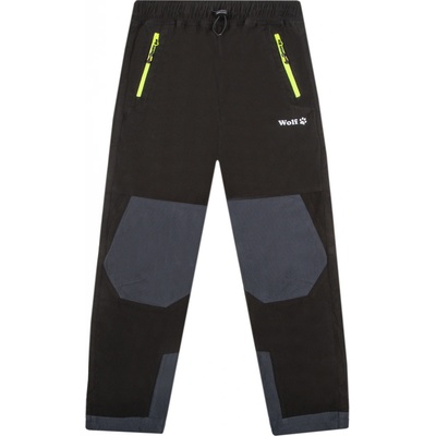 Wolf Chlapecké outdoorové kalhoty T2453 černá