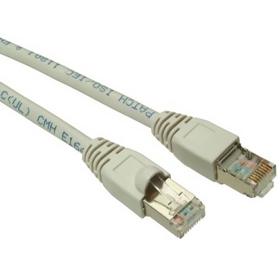 Solarix C6-315GY-1MB patch CAT6 SFTP PVC, 1m, šedý