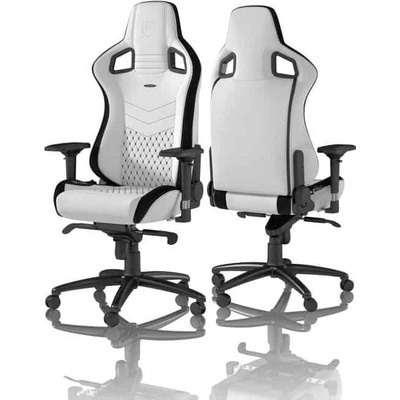 Noblechairs EPIC, biela/čierna NBL-PU-WHT-001