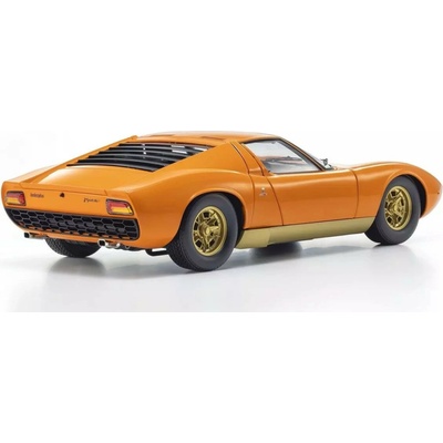 Kyosho Lamborghini Miura P400 1968 Orange/Brown Interior 1:12
