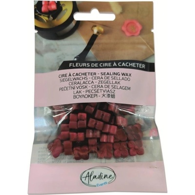 Aladine Pečetní vosk granulovaný rouge nacré perleťový červený