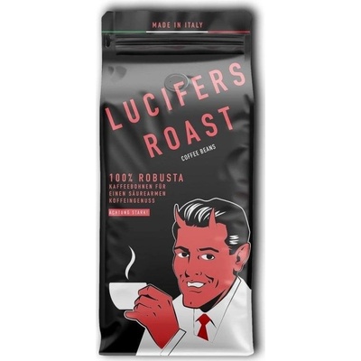 KIQO LUCIFER ROAST velmi silná káva s nízkou kyselostí 100% Robusta zrnková 1 kg – Hledejceny.cz
