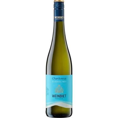Weinbiet Chardonnay Nealko 0% 0,75 l (holá láhev)