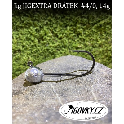 Jigovky.cz Jigové hlavičky Jigextra Drátek vel.4 14g 5 ks
