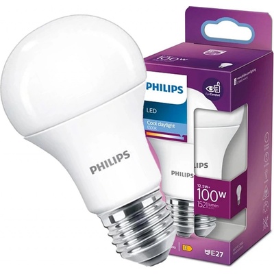 Philips LED žárovka A60 E27 12,5W/100W 1521lm 6500K