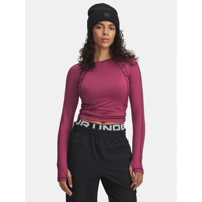 UNDER ARMOUR UA COLDGEAR TEXTURED CREW 6003999-659 ČERVENÁ