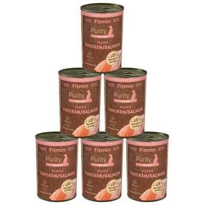 Fitmin Purity Puppy Chicken with Salmon 6 x 400 g