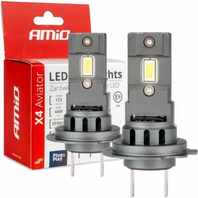 CAN-BUS LED žárovky H7 AMIO LED X4 Aviator Series, 6500K | 4000 LM, 2 ks – Hledejceny.cz