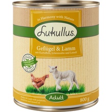 Lukullus Adult bez obilnín hovädzie s perličkou 24 x 800 g