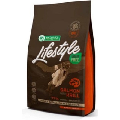 Nature's Protection Lifestyle dog adult small & mini breed salmon & krill 1,5 kg