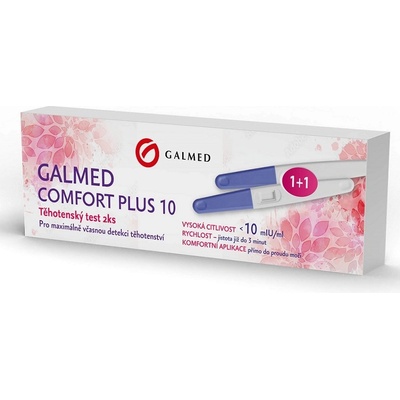 Galmed Comfort Plus 10 Test těhotenský tyčinky 2 ks