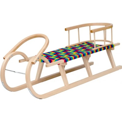 OVČÍ VĚCI Dětské dřevěné bukové sáňky 120 cm